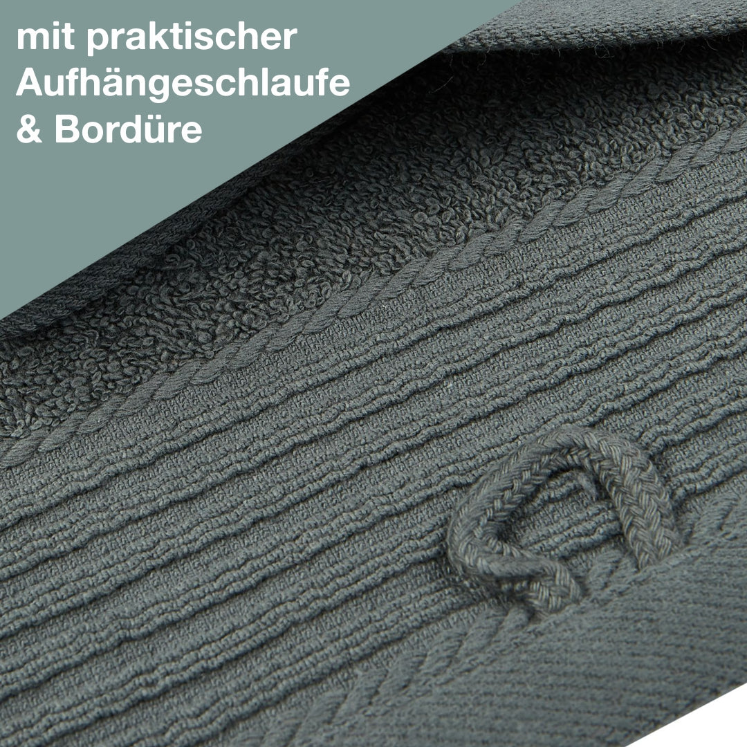 Bild von der Aufhängeschlaufe und Bordüre