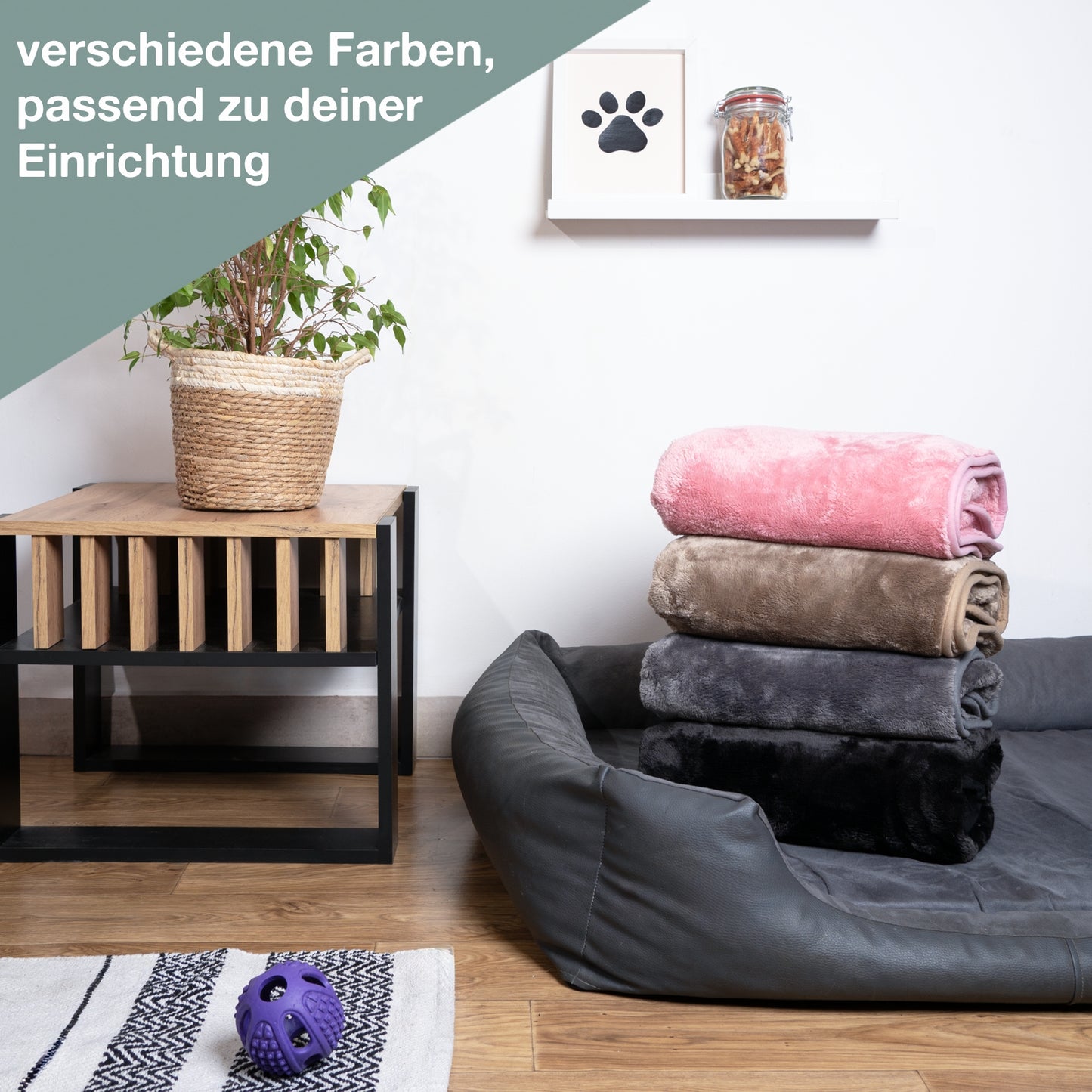 verschiedene Farben verfügbar von Wolimbo Decken mit Namen für Vierbeiner