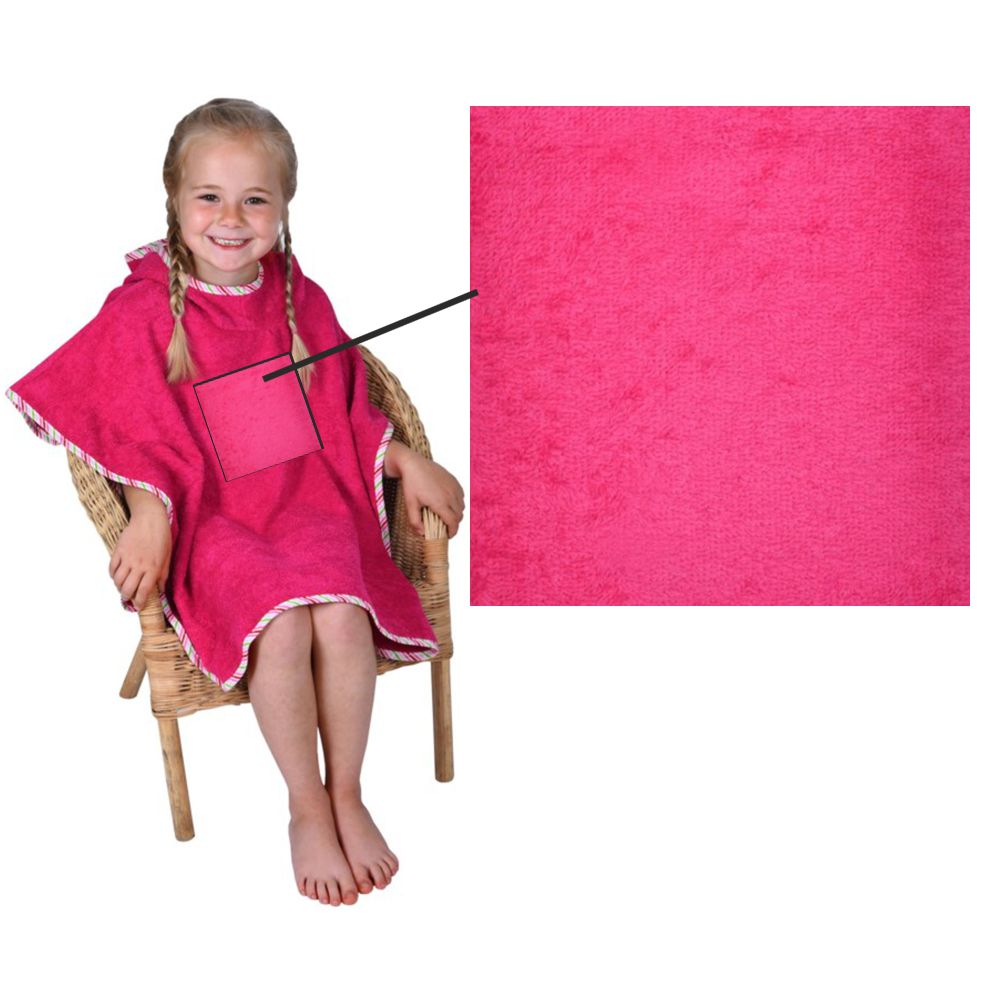 beere Badeponcho Bild mit Namen für Konfigurator