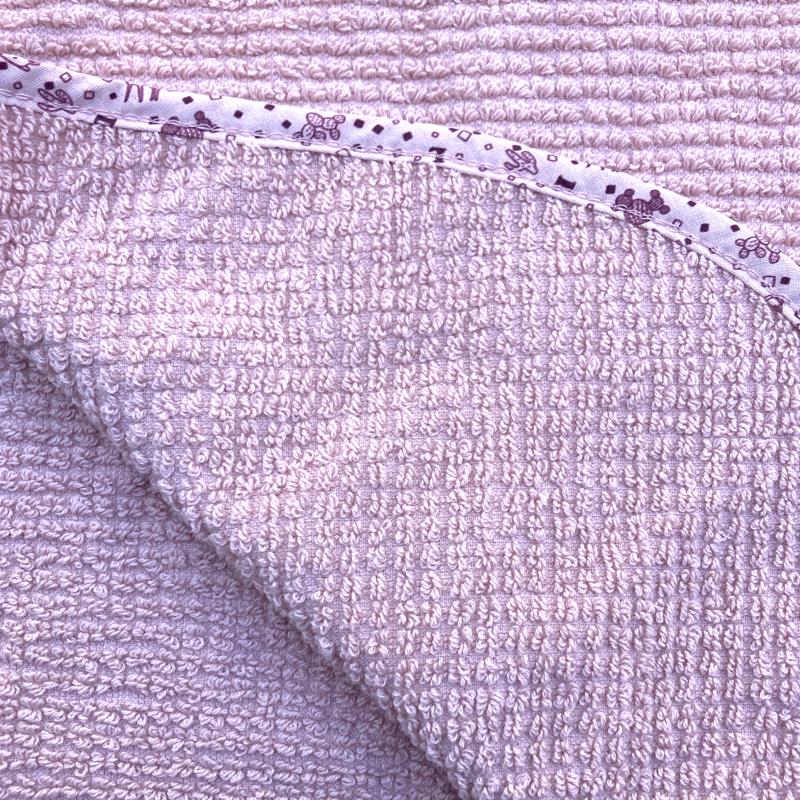 Weitere Detailansicht Bio-Baumwolle Badeponchos