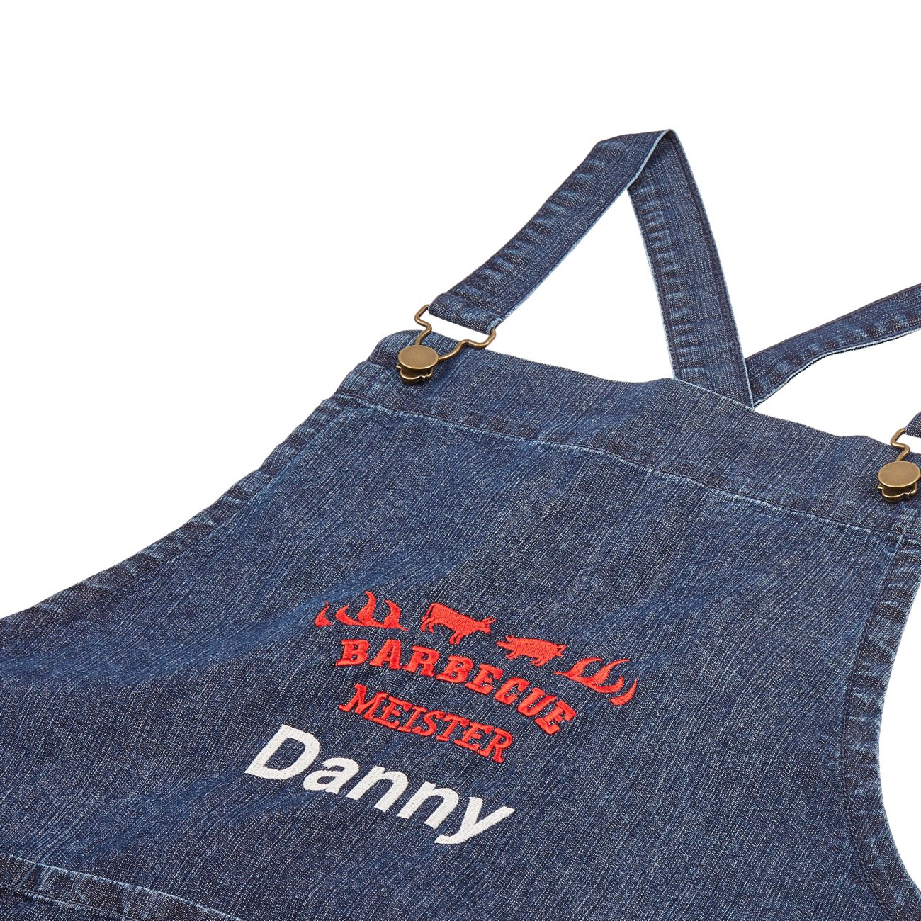 Beispiel Barista Schürze denim blau