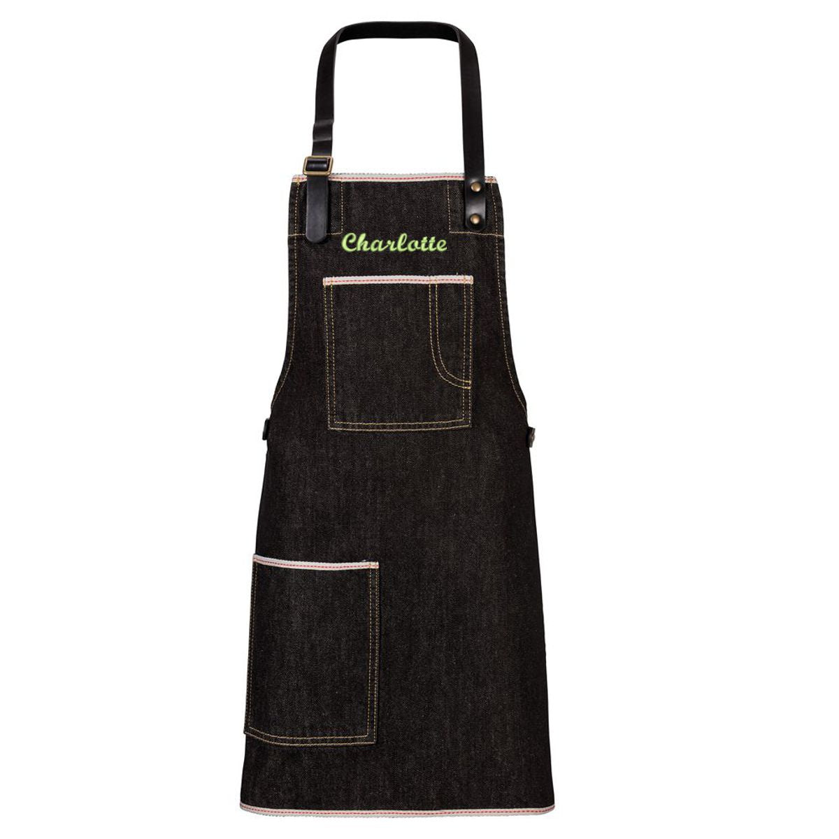 Deluxe Kinderschürze denim mit Namen
