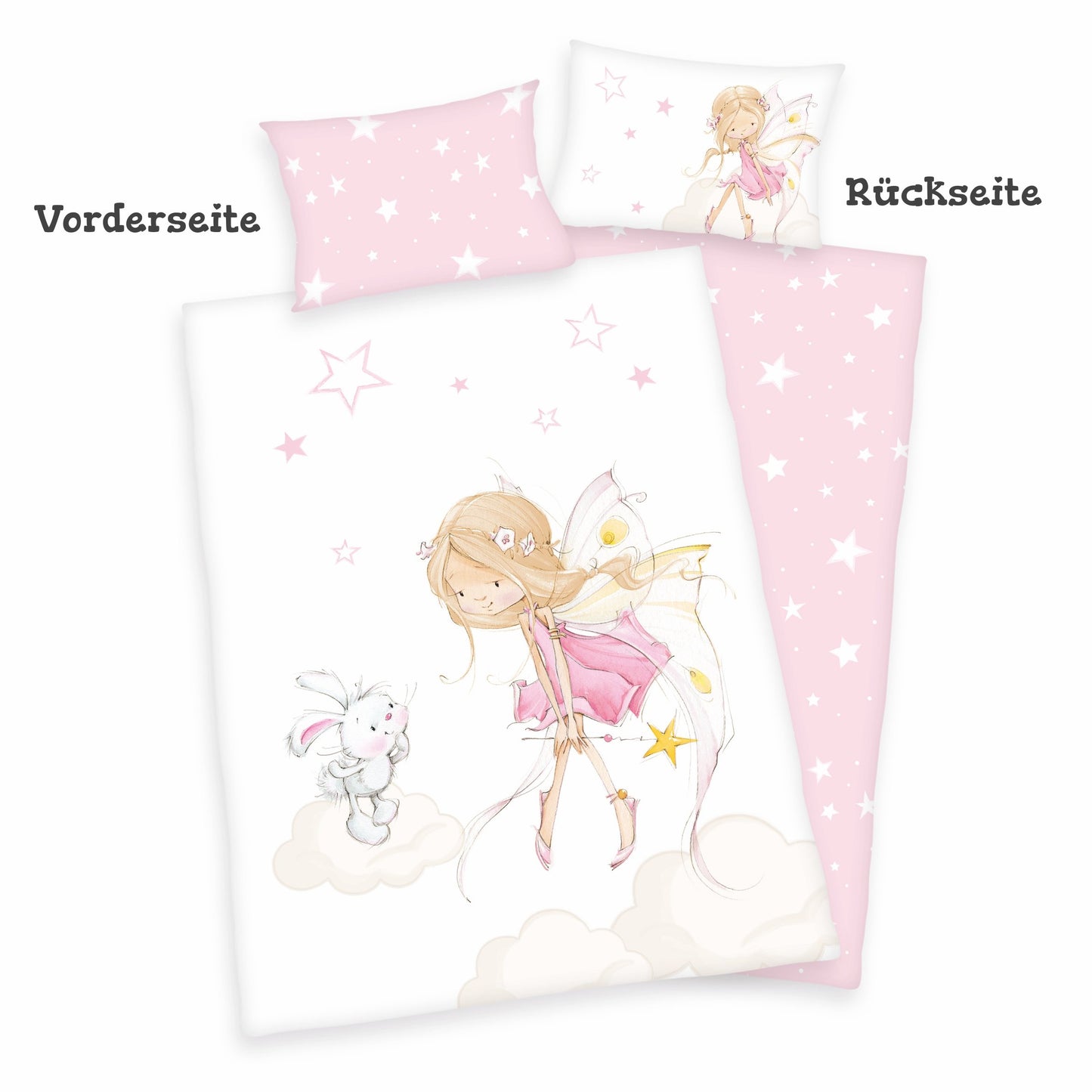 Bettwäsche Fee Vorder- und Rückseite