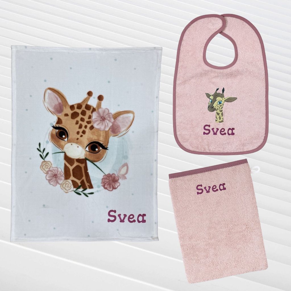 Wolimbo Würmchen Starter Set Giraffe mit Namen