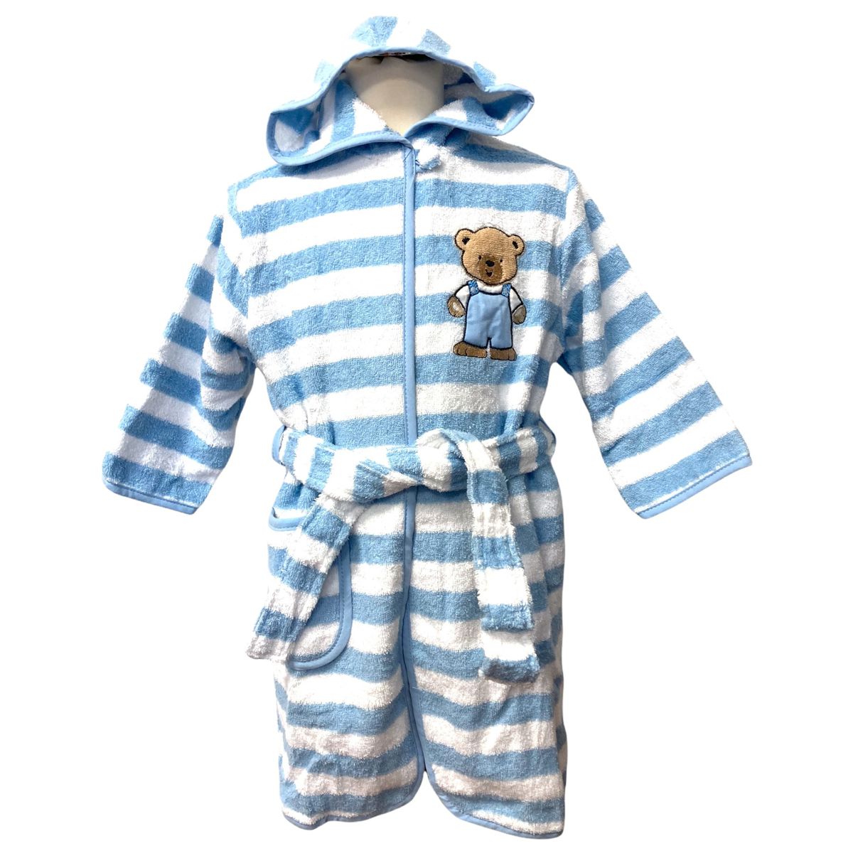 Ringel BAdemantel blau mit Teddy-Motiv