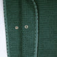 Detailansicht Badeponcho Bio von Wolimbo piniengrün