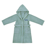 Kinderbademantel mint Stern mit Namen bestickt