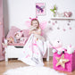 Babydecke fee Duo mit Namen bestickt
