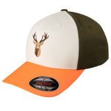 3-Tone Flexfit Cap Mütze – personalisierbar mit Jagd und Outdoor Motiv