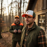 3-Tone Flexfit Cap Mütze – personalisierbar mit Jagd und Outdoor Motiv