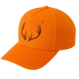 Orange-farbige Cap Mütze – personalisierbar mit Jagd und Outdoor Motive