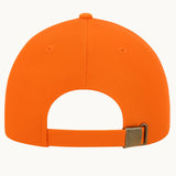 Orange-farbige Cap Mütze – personalisierbar mit Jagd und Outdoor Motive
