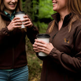 Damen Jagd Fleecejacke für Jägerinnen – Personalisierbar mit Motiv