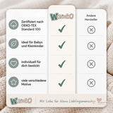 Vergleich der Eigenschaften von Wolimbo Babydecken mit anderen Herstellern