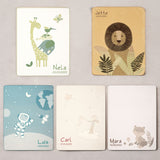 Kinder- & Babydecke mit Namen 75x100 cm – Made in Germany - Bauwoll-Mix