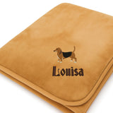 Cashmerefeeling Personalisierbare Kuscheldecke – Ideal für Jäger und Angler