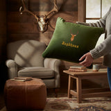 Cashmerefeeling Personalisierbares Kuschelkissen 50x50cm – Jäger & Angel Motive