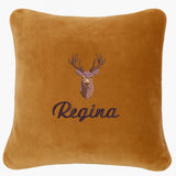 Cashmerefeeling Personalisierbares Kuschelkissen 50x50cm – Jäger & Angel Motive