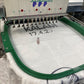 Stickmaschine im Einsatz