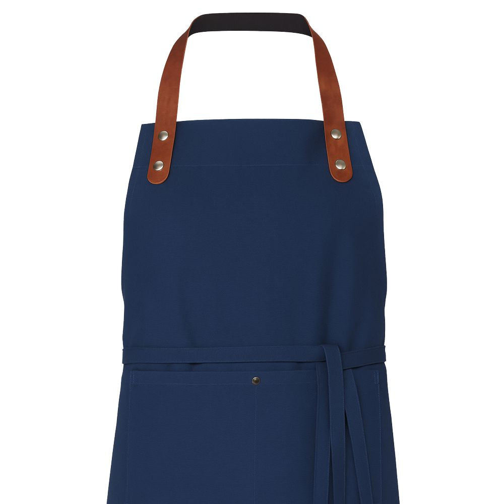 Canvas Kochschürze mit Namen und Motiv bestickt Grillschürze BBQ Schürze