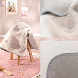 Kinder- & Babydecke mit Namen 75x100 cm – Made in Germany - Bauwoll-Mix