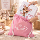 Geschenkbeutel Von Herzen 37x46cm