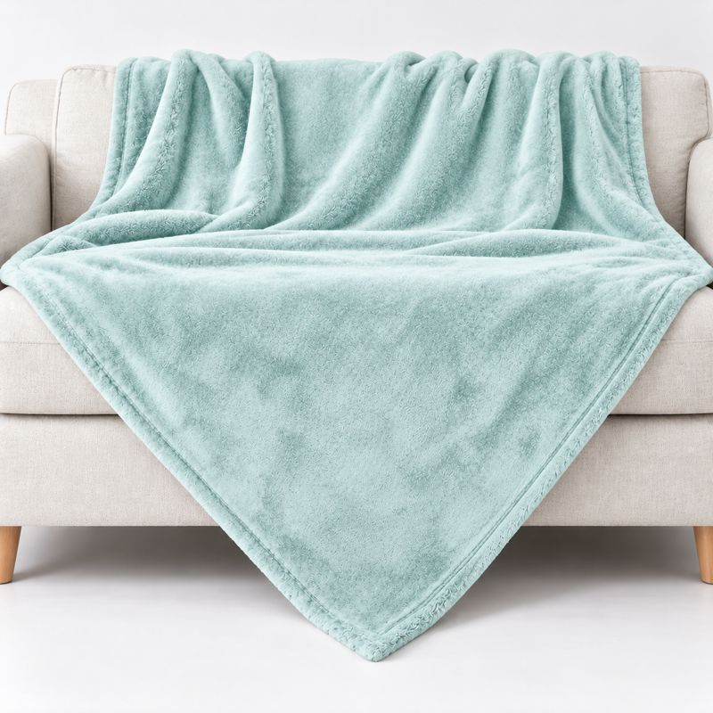 Kuscheldecke in hellblau 150 × 200 cm ohne Personalisierung