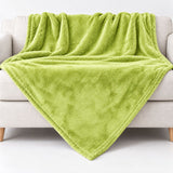 Kuscheldecke in limette 150 × 200 cm ohne Personalisierung