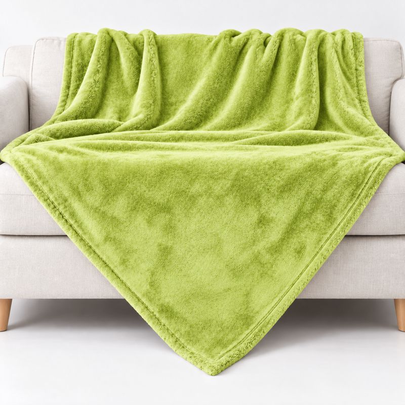 Kuscheldecke in limette 150 × 200 cm ohne Personalisierung
