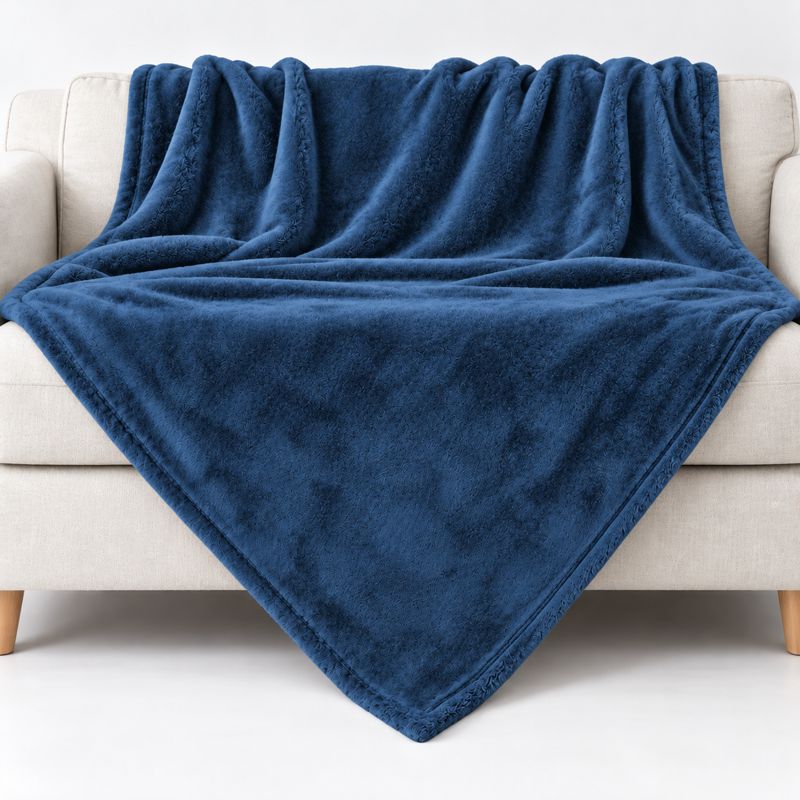 Kuscheldecke in navy 150 × 200 cm ohne Personalisierung