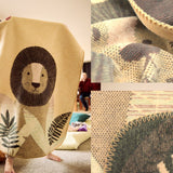 Kinder- & Babydecke mit Namen 75x100 cm – Made in Germany - Bauwoll-Mix