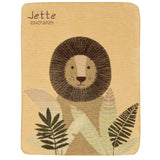 Kinder- & Babydecke mit Namen 75x100 cm – Made in Germany - Bauwoll-Mix