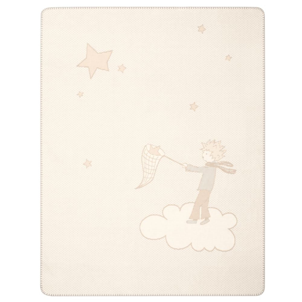 Kinder- & Babydecke mit Namen 75x100 cm – Made in Germany - Bauwoll-Mix