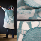 Kinder- & Babydecke mit Namen 75x100 cm – Made in Germany - Bauwoll-Mix