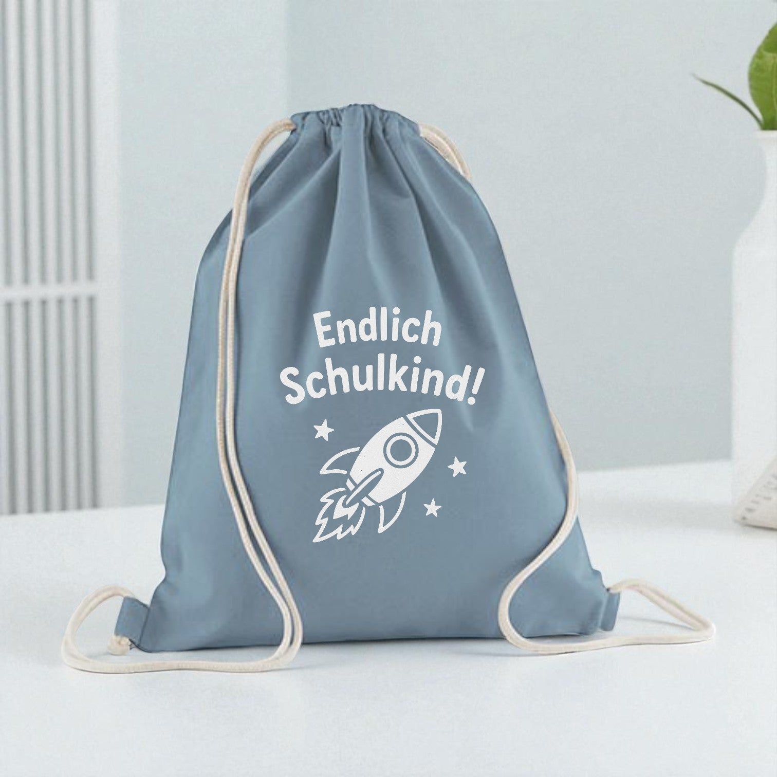 Geschenkbeutel Endlich SCHULKIND 37x46cm