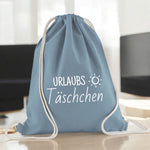 Geschenkbeutel für personalisierte Handtücher und Babydecken von wolimbo im Farbton dusty-blue