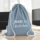 Geschenkbeutel für personalisierte Handtücher und Babydecken von wolimbo im Farbton dusty-blue