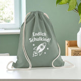 Geschenkbeutel Endlich SCHULKIND 37x46cm