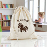Geschenkbeutel EINHORN Schulkind 37x46cm