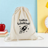 Geschenkbeutel Endlich SCHULKIND 37x46cm
