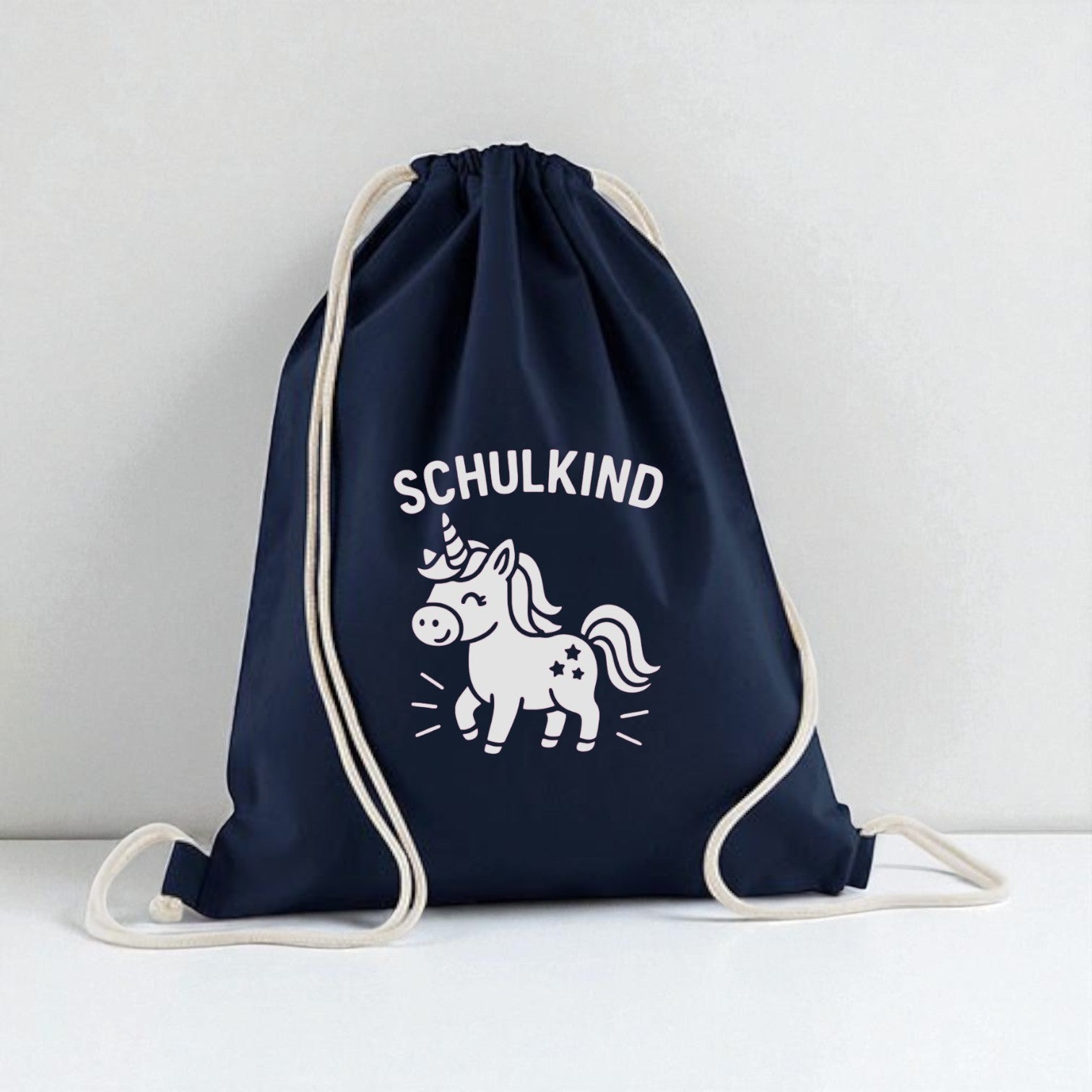 Geschenkbeutel EINHORN Schulkind 37x46cm