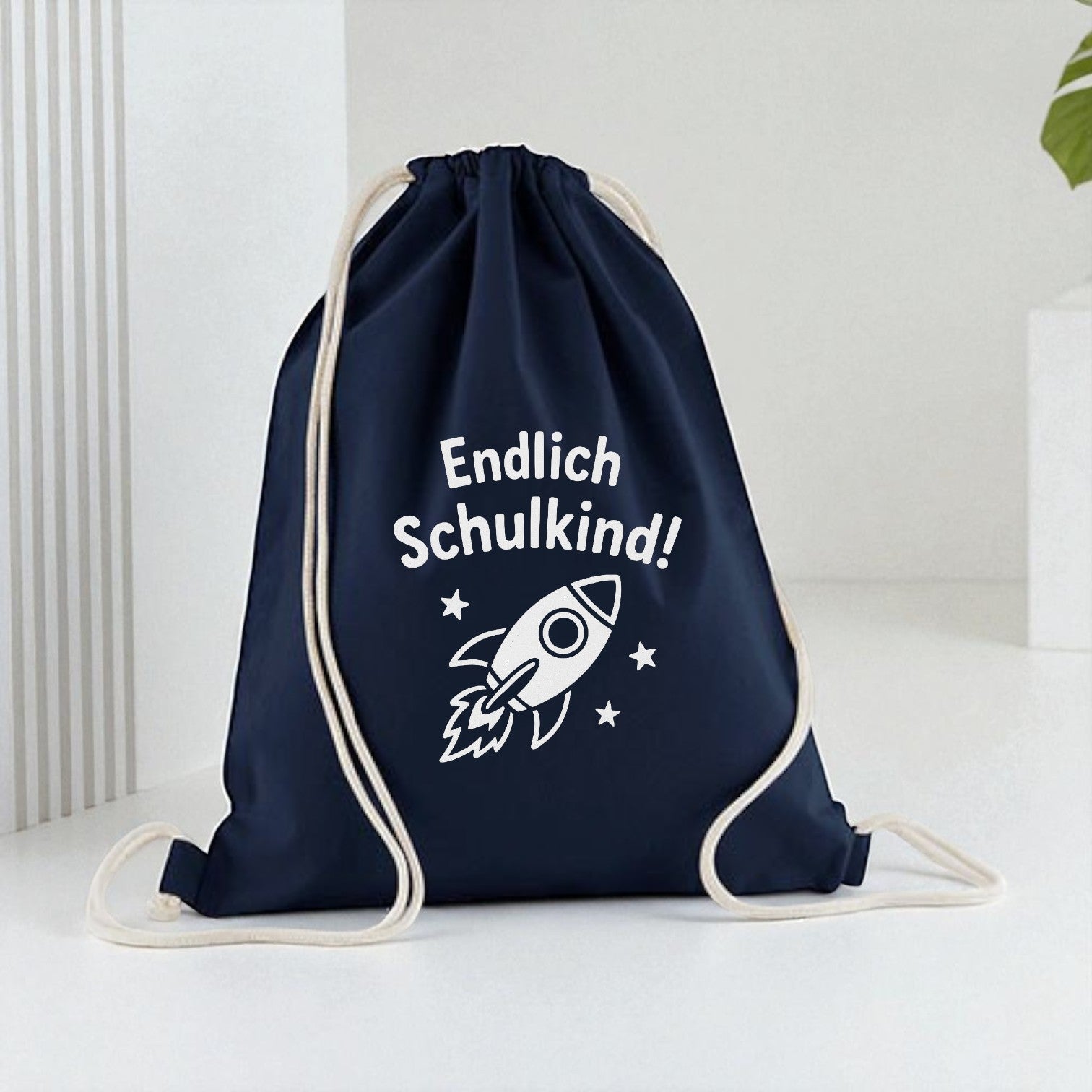 Geschenkbeutel Endlich SCHULKIND 37x46cm