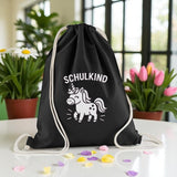 Geschenkbeutel EINHORN Schulkind 37x46cm