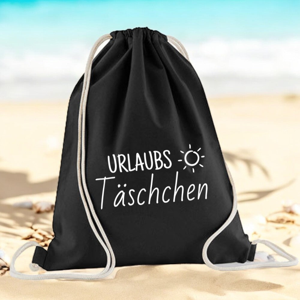 Geschenkbeutel für personalisierte Handtücher und Babydecken von wolimbo im Farbton schwarz