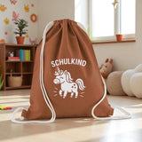 Geschenkbeutel EINHORN Schulkind 37x46cm