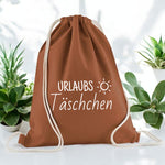 Geschenkbeutel für personalisierte Handtücher und Babydecken von wolimbo im Farbton terracotta