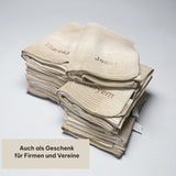 Wohndecke 150x200 cm - Baumwollmix -MADE IN GERMANY- mit Namen bestickt