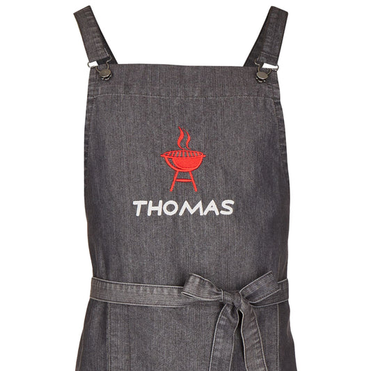 Barista Schürze mit Namen Thomas