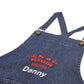 Beispiel Barista Schürze denim blau