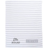Beispiel-Bild Strickdecke I love you 100% Baumwolle